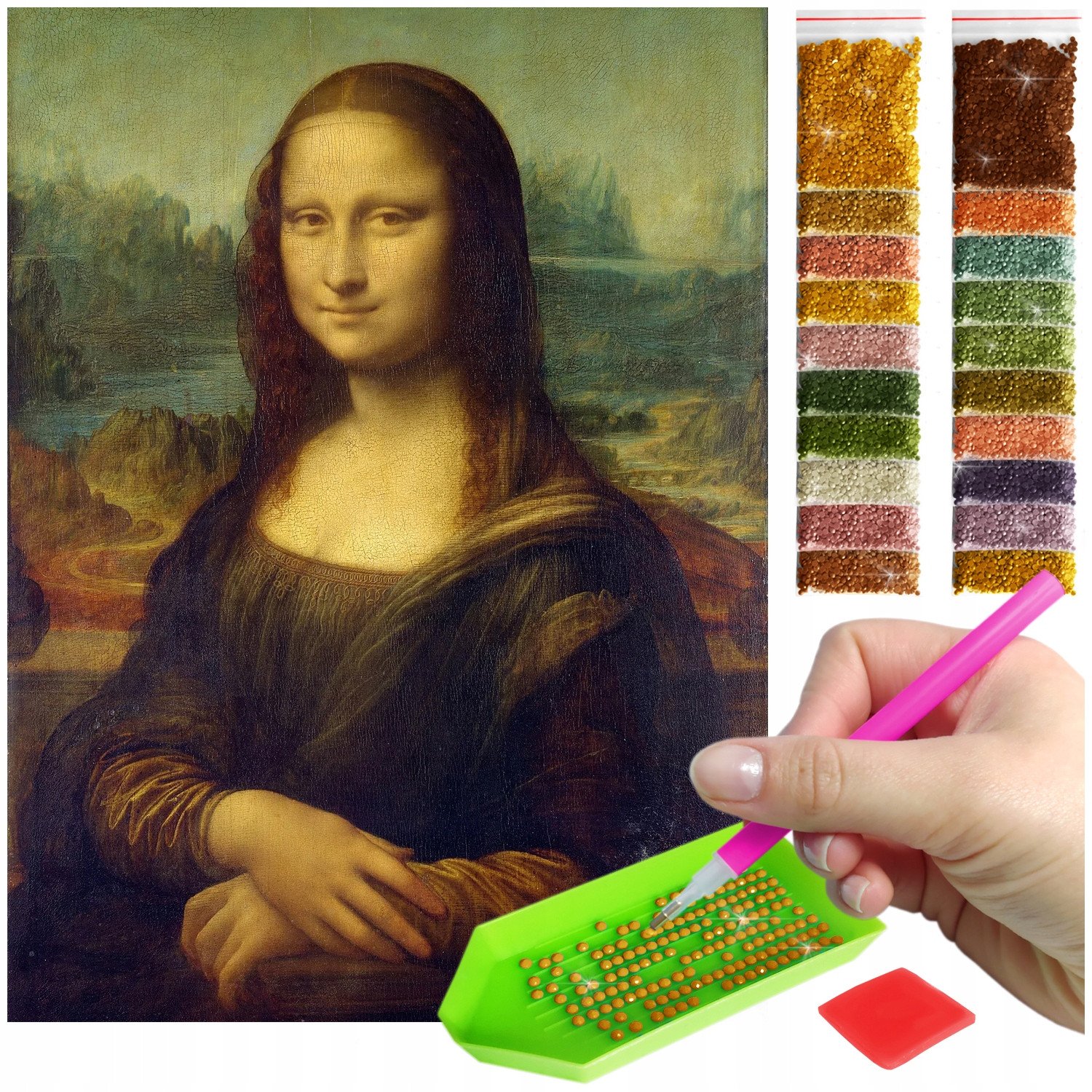 Haft Diamentowy 5D diamond painting Zestaw kreatywny Mozaika wzór akcesoria