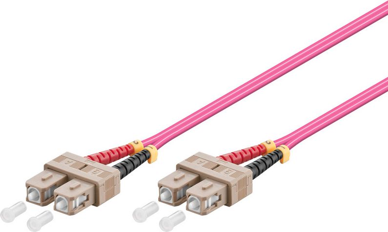 MicroConnect Patchcord światłowodowy SC/UPC - SC/UPC, 50/125, OM4, 2m (FIB222002-4)