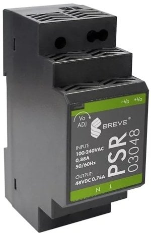 Zasilacz impulsowy PSR 03048 230/ 48VDC 0,75A 36W na szynę DIN, Uzas: 85-264VACVAC, Ta70, 17000-1559