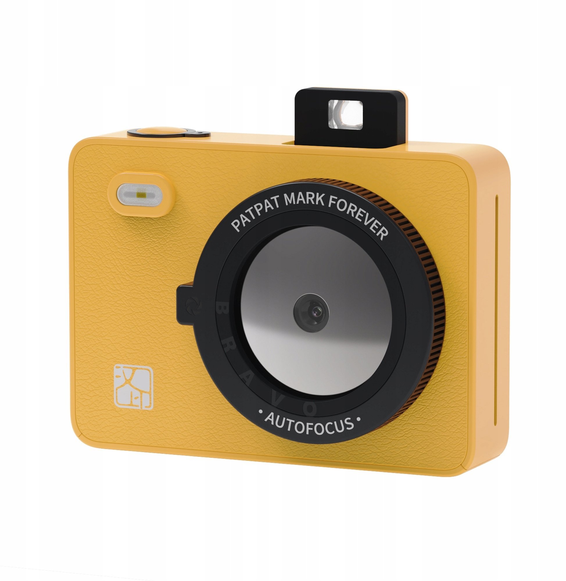 Aparat 2mp Natychmiastowy Wydruk 300 Dpi Bluetooth Led + Wkłady / Hanin Z5s / Żółty