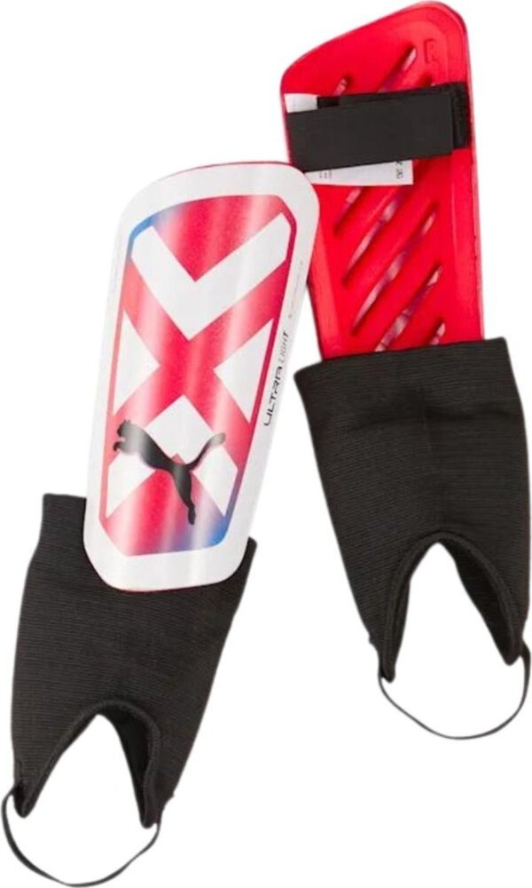 Puma Ochraniacze piłkarskie Puma Ultra Light Ankle czerwono-białe 30874 05 XL