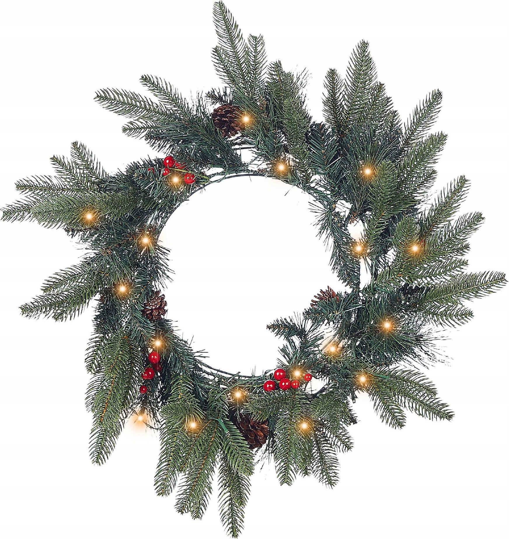 Dekoracja świąteczna Beliani wieniec