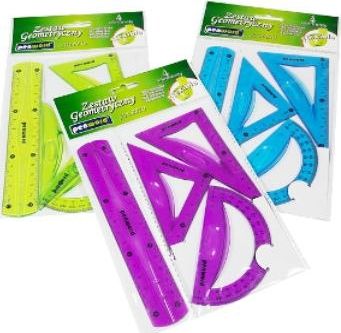 Penword KOMPLET GEOMETRYCZNY 8810 FLEXI 4 EL. 15CM [opak=12szt] Penword