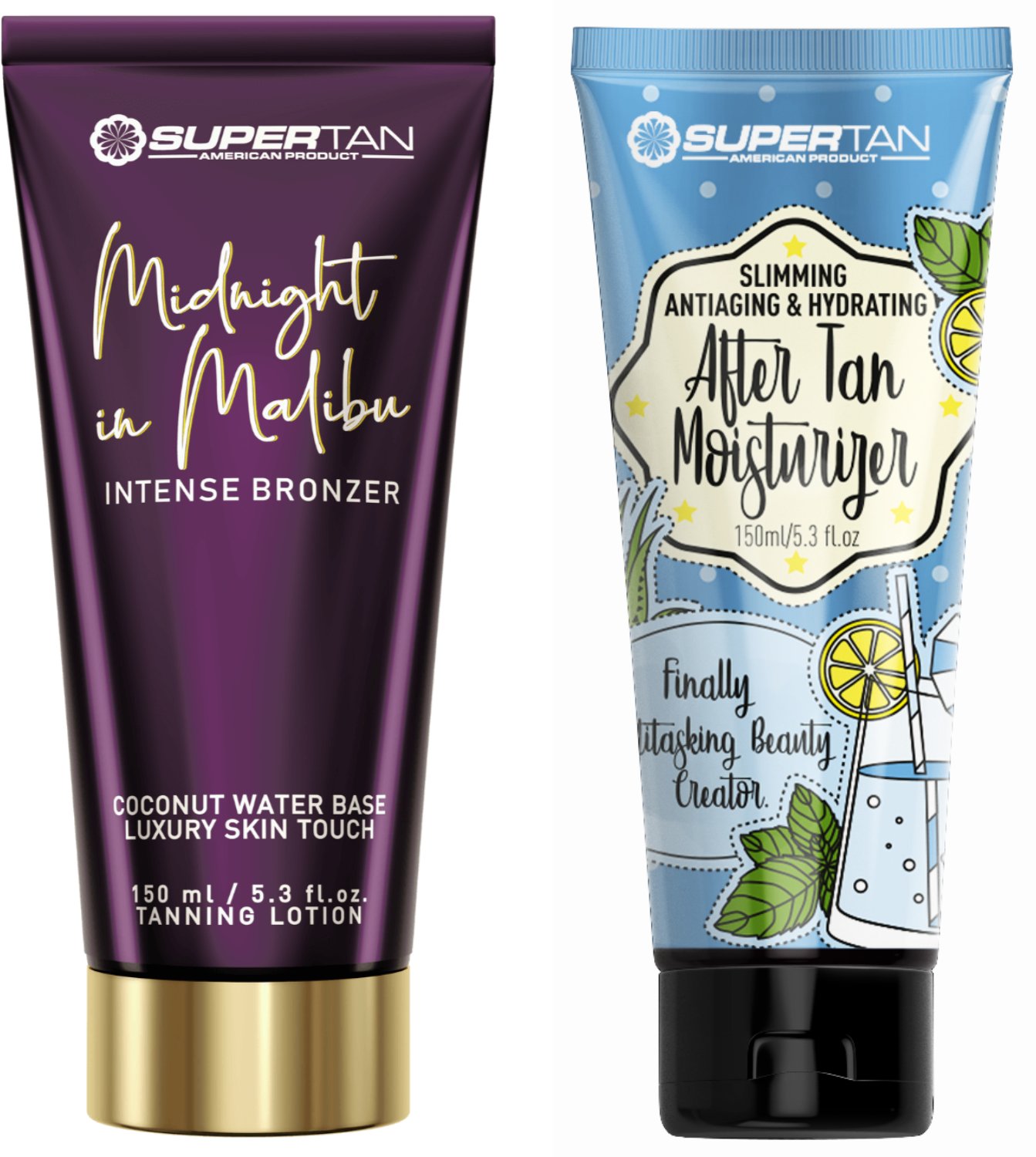 Supertan Midnight in Malibu Mocny Bronzer + After Tan Po Opalaniu Gratis
