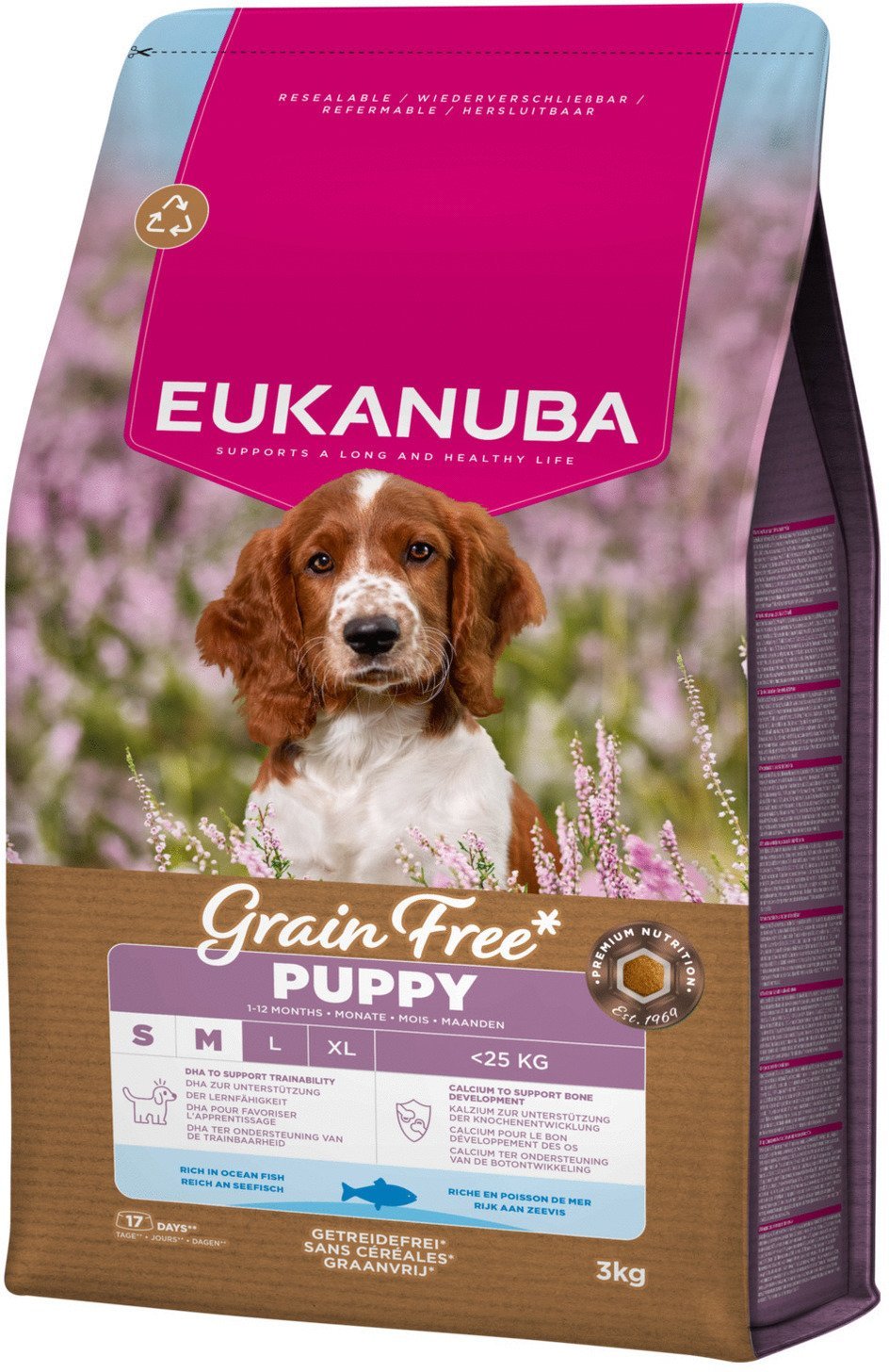 EUK DOG PUP&JR SMMED GF OF 3KG