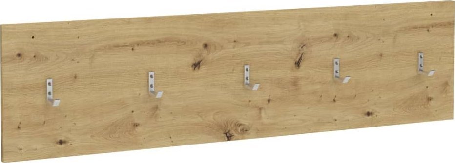FMD Ścienny wieszak na płaszcze, 108,9x1,5x28,1 cm, dąb artisan!