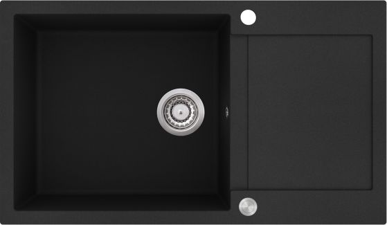 Zlewozmywak Aquasanita Aquasanita TESSA SQT104-222AWP PushControl Graphite