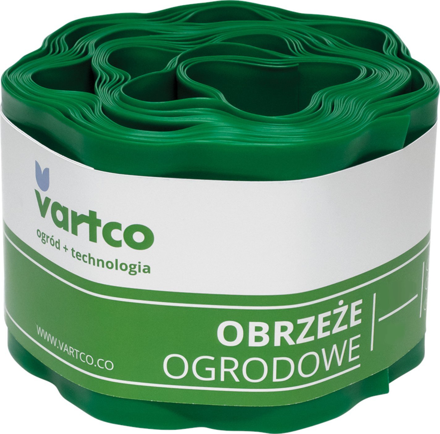 Agaplast Obrzeże ogrodowe faliste 15cm x9m Vartco zielone