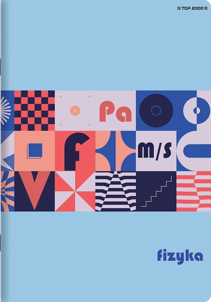 Oxford Zeszyt do fizyki w kratkĘ a5 tematyczny z ŚciĄgĄ 60 kartek