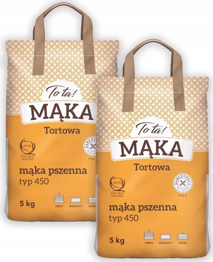 To ta! Mąka Tortowa pszenna typ 450 5 kg x2 sztuk