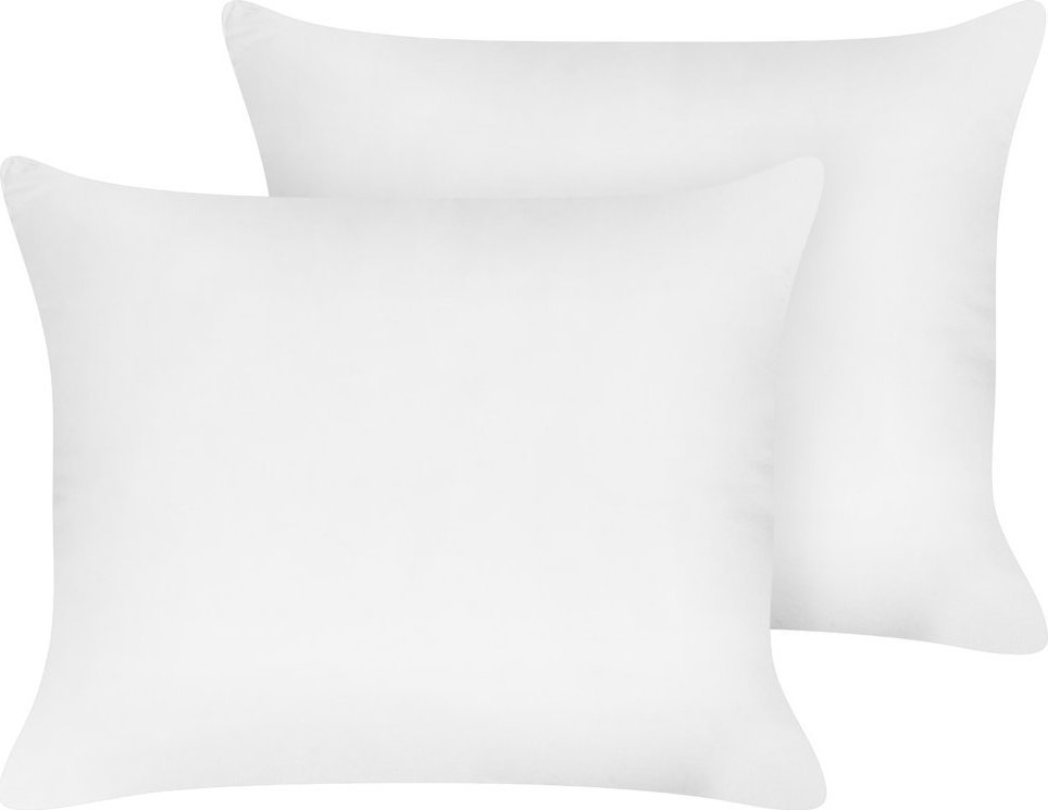 Beliani Zestaw 2 poduszek poliestrowych wysokich 50 x 60 cm TRIGLAV