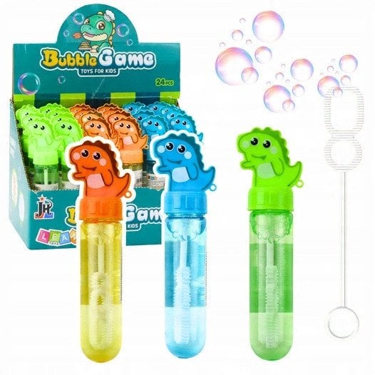 Bańki Mydlane Dinozaur 3 Otwory Do Baniek Mix Kolorów 30ml