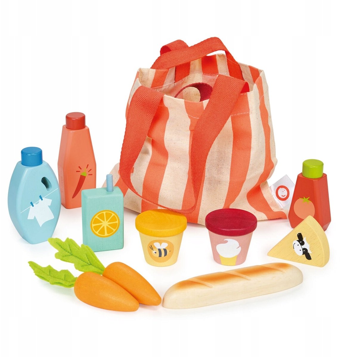 Polesie Mentari Torba zakupowa z produktami spożywczymi