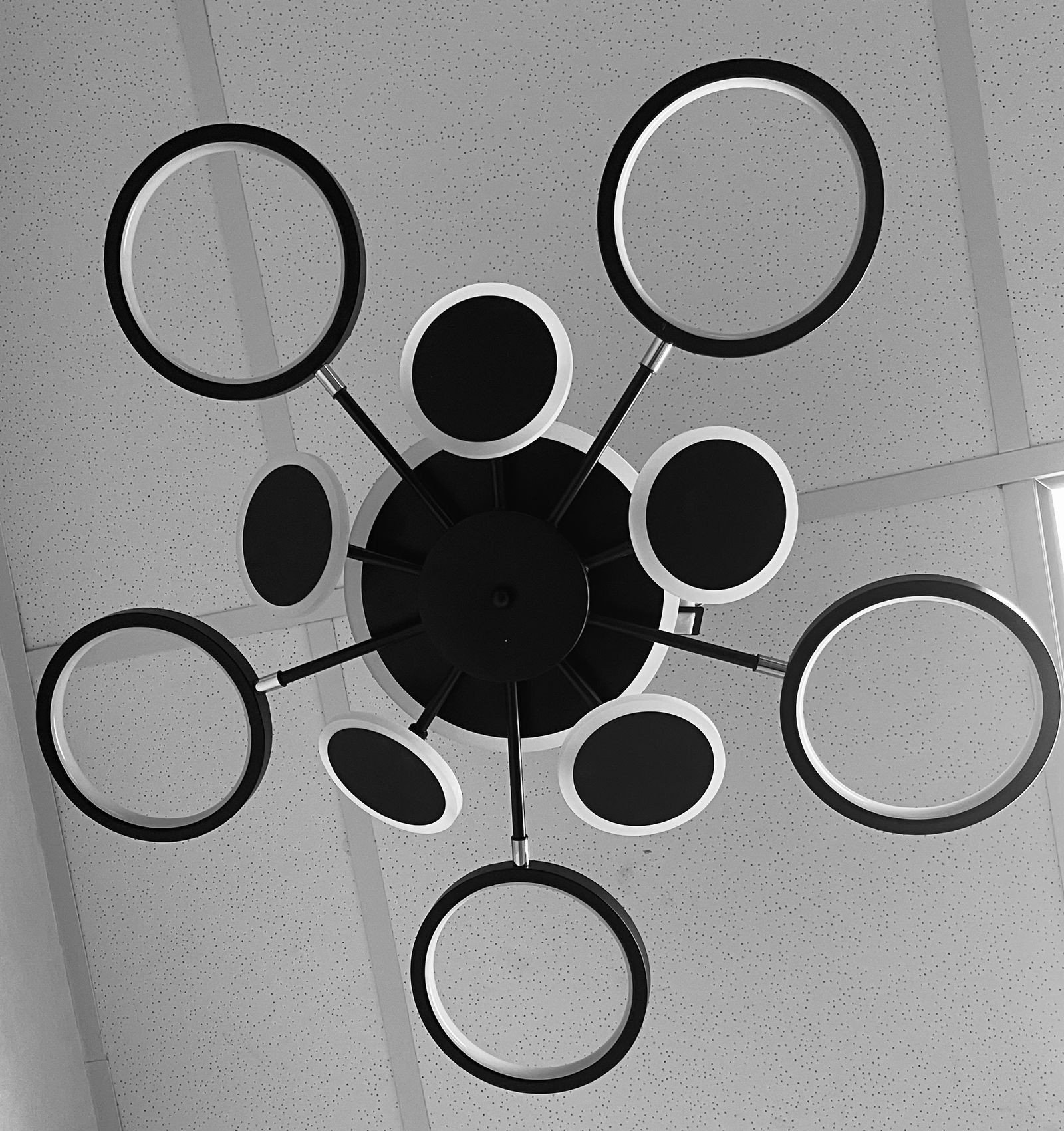 LED pendant light BALTIK GAISMA, 2 x 101W, 3000-6500K, 12120 lm, dimmable, o77xh8cm, with remote control