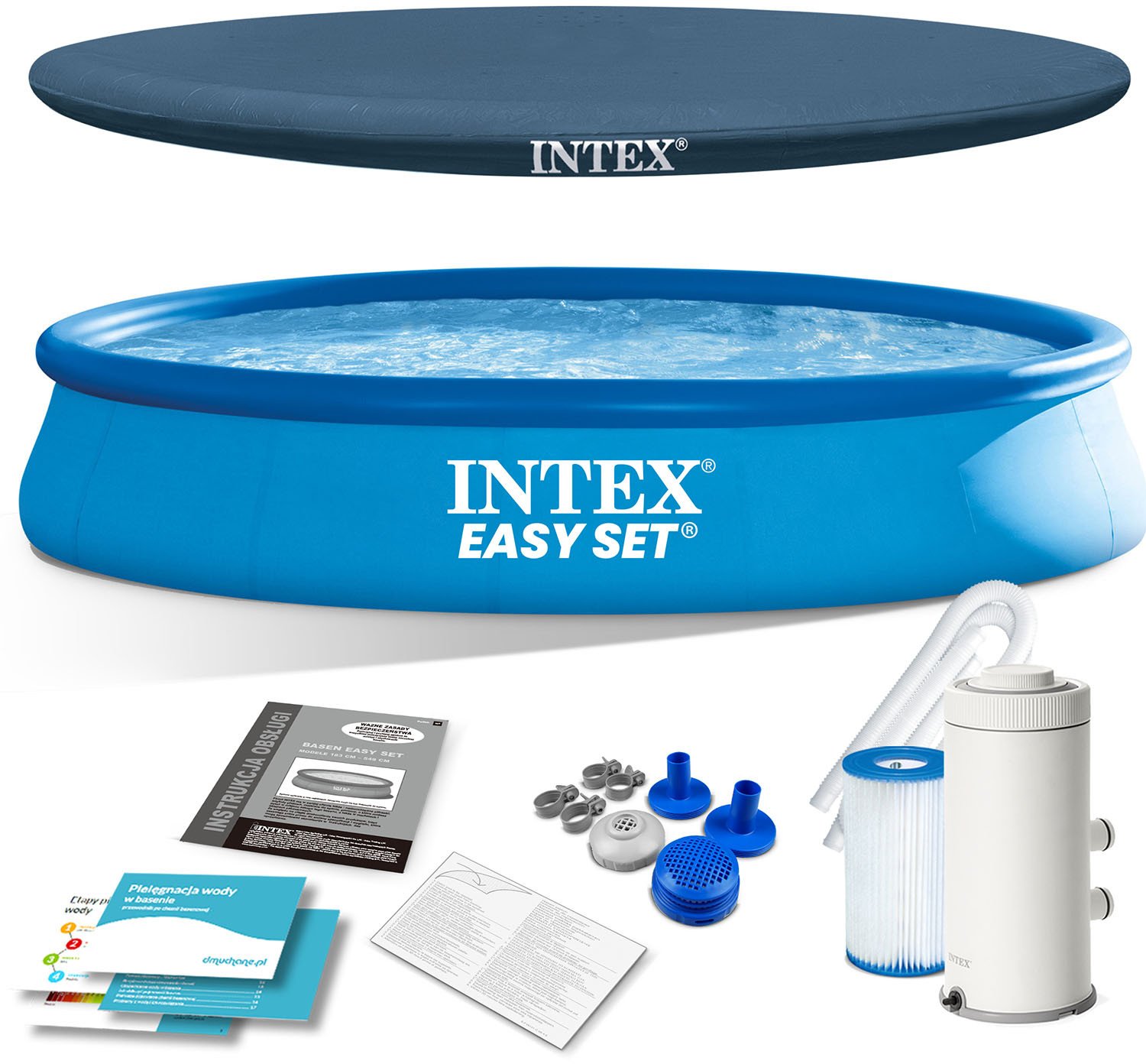 Intex Basen rozporowy Easy Set 457cm 4w1 (28158)