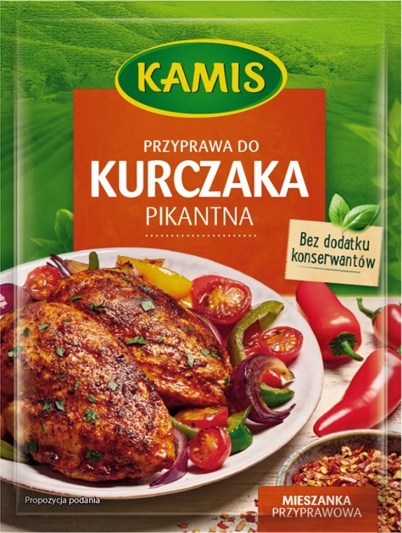 Kamis Kamis Przyprawa do kurczaka pikantna 25 g