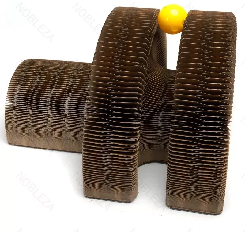 Drapak dla kota harmonijka akordeon z piłeczką i magnesami