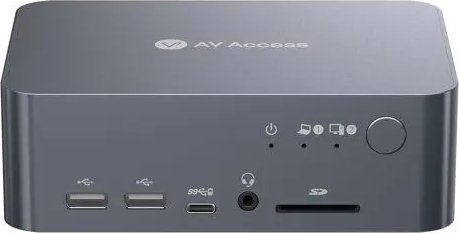 iDock C10 KVM Switch 2x host USB-C z USB 3.0, 4K Dual Monitor, 60W PD odświeżanie do 165hz