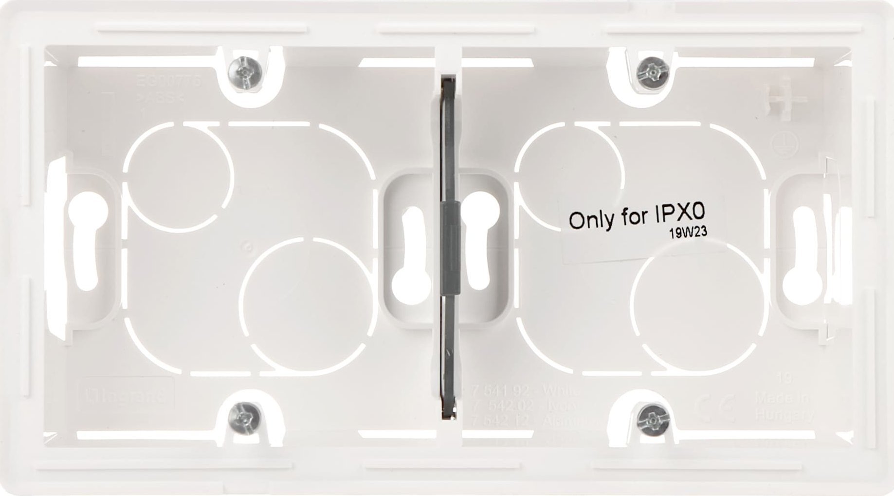 Legrand PUSZKA NATYNKOWA PODWÓJNA LE-754192 Valena Life LEGRAND