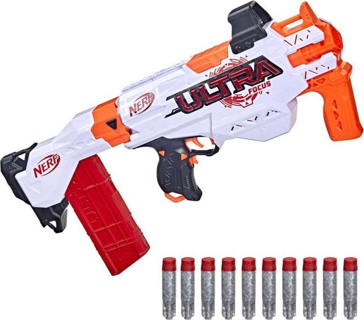 Hasbro Zestaw Wielki Pistolet automat Nerf Ultra Focus + naboje styropian ZA5182