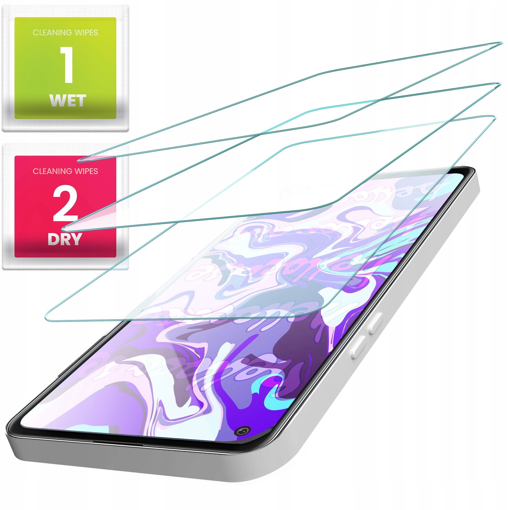 3-PAK Szkło Hartowane do Oppo Reno 4 Pro 5G / 5 Pro 5G (szybka 9H, płaskie)