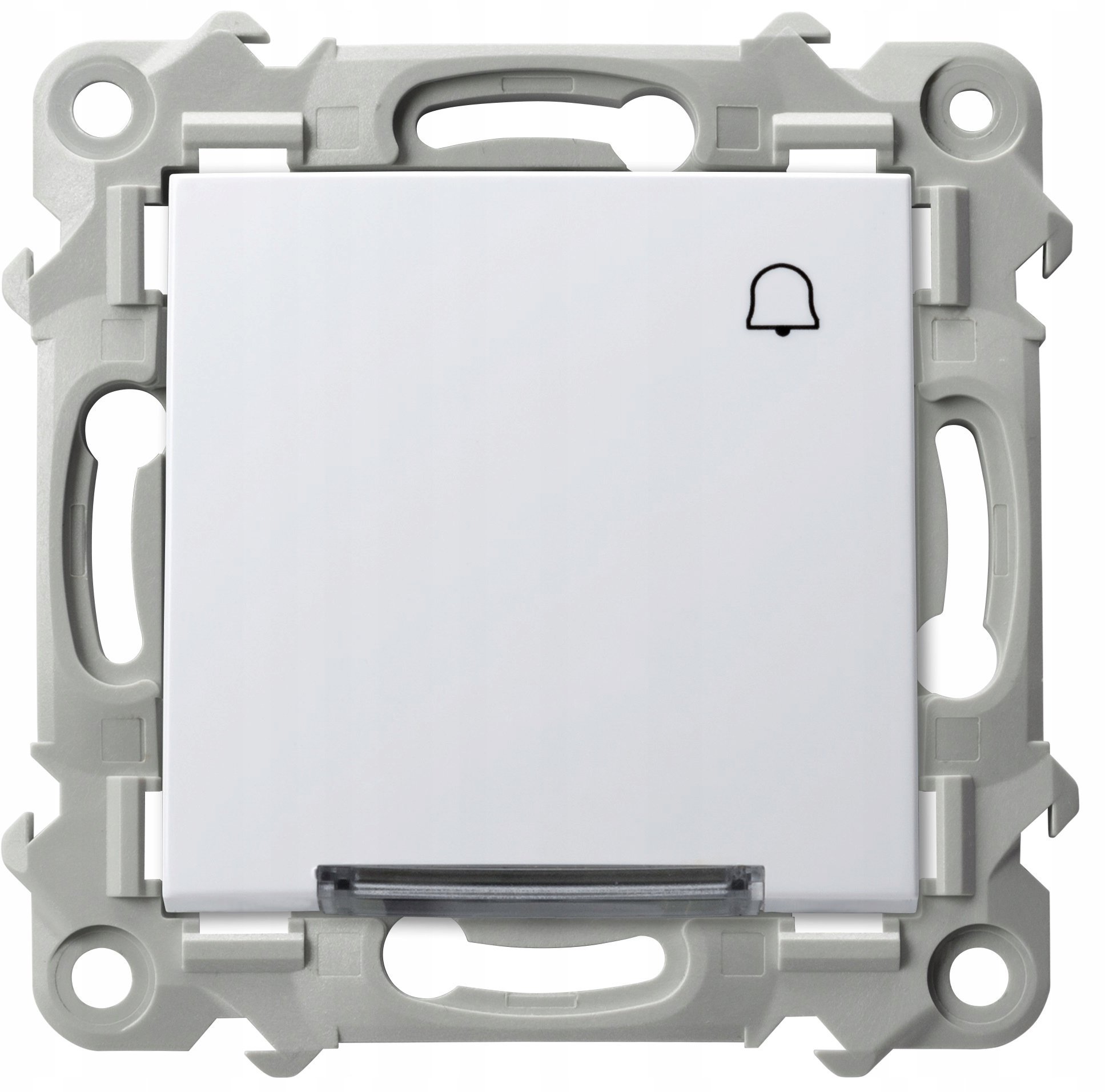 SZAFIR Łącznik zwierny dzwonek z podświetleniem białym biały ŁP-6ZS/m/00