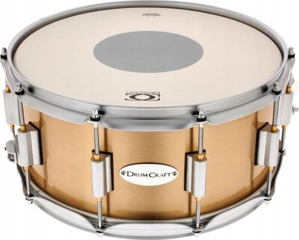 DrumCraft 14"x6,5" Bell Brass Snare Solidny Werbel z Odlewu Brązu Nowy