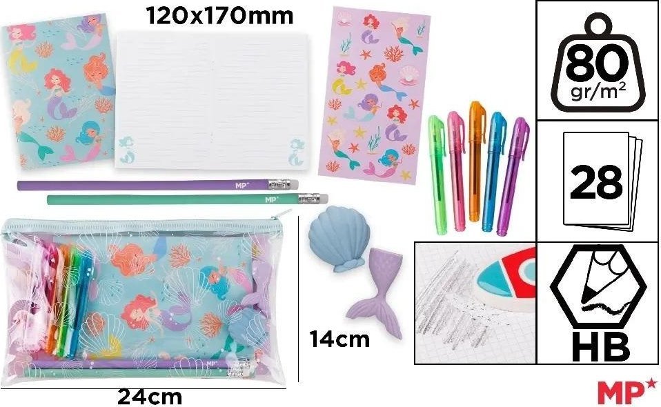 Zestaw do pisania syrenka