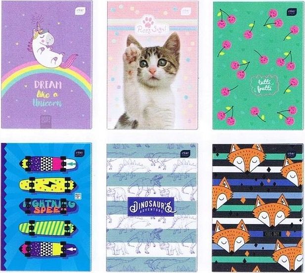 Interdruk Zeszyt A4/32 kolorowa linia (10szt)