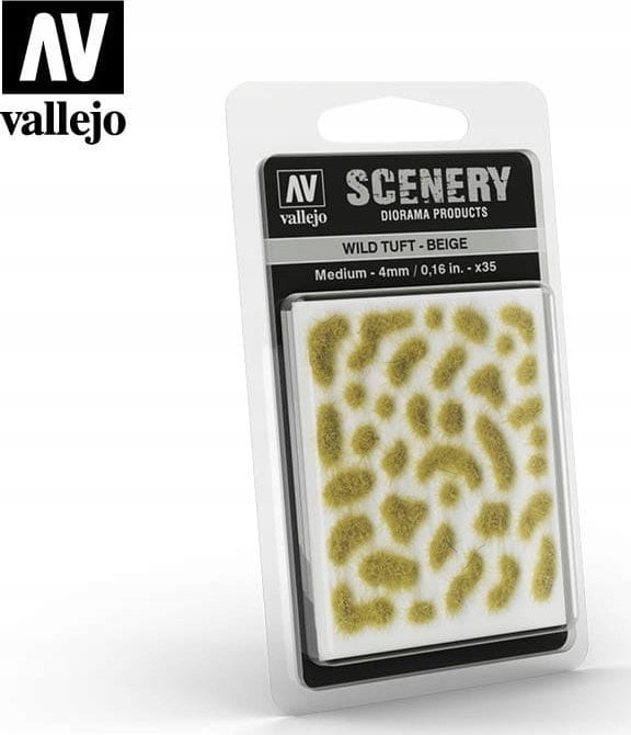 Vallejo Vallejo: Scenery - Wild Tuft - Beige (4 mm)x35