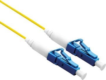 Roline ROLINE fiber optic cable 9 / 125µm, OS2, LC / LC connector, LSOH, simplex, yellow, 1.0 m (21.15.8841)