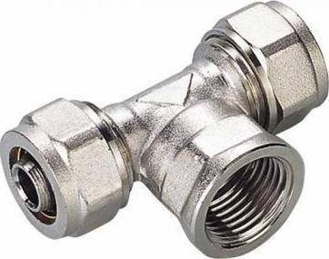 TRÓJNIK PEX-AL-PEX CHROM 3/4*20*20 DZIEWCZYNKA