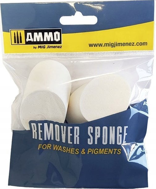 Vallejo Ammo: Remover Sponge for Washes & Pigments - Split Face Weathering Blending Pad (2)