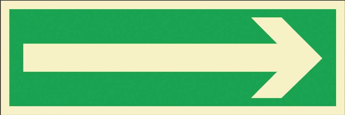 Mój dom Aa008 Kierunek Drogi Ewakuacyjnej Znak 300X100 Libres Polska Sp Aa008_300X100_Ps 5903816004857