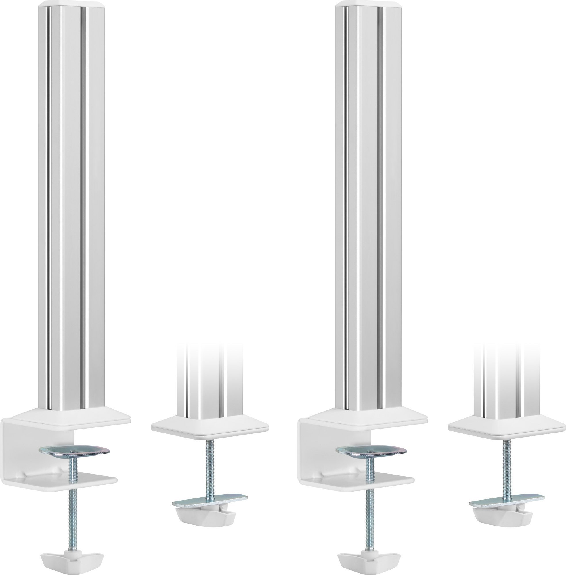 InLine InLine® Slatwall mounting columns aluminium, for table mounting Panel, set of 2