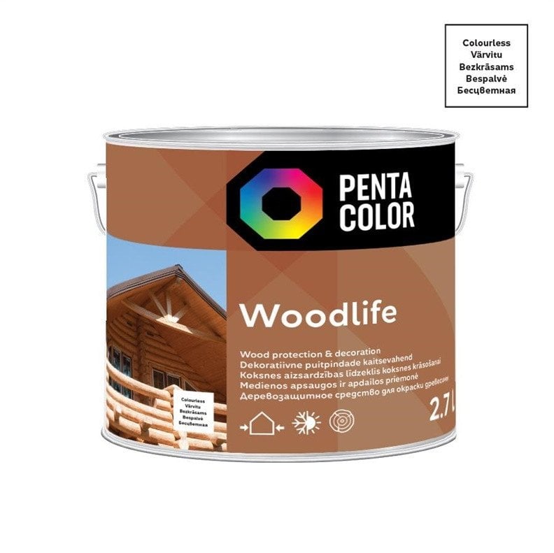 CLEAR WOOD IMPREGNATOR WOODLIFE 2,7 L