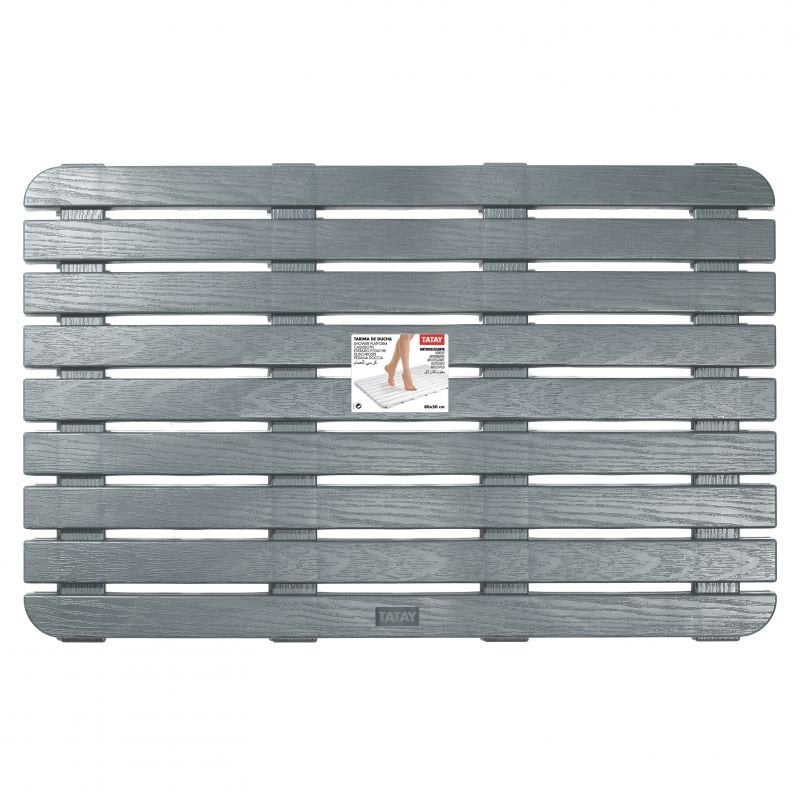 Shower mat 80x50cm grey 8411801216996