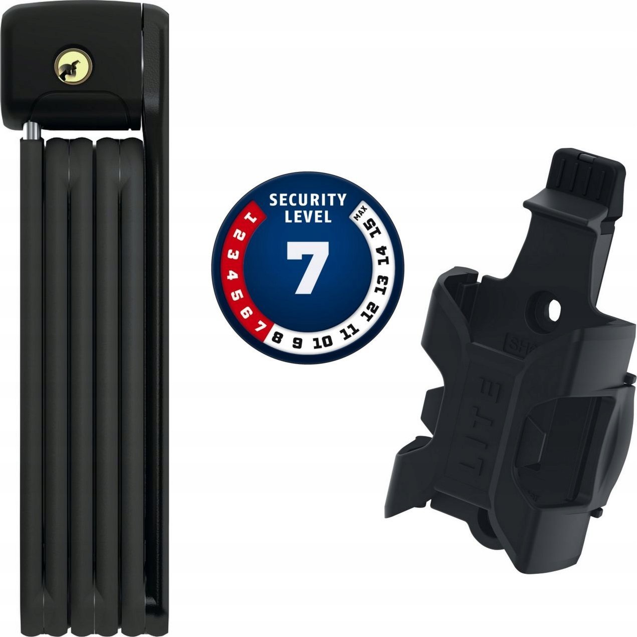 Abus ABUS Bordo Lite 6055K/85 BK SH