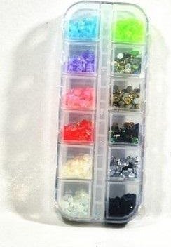 Półperełki z mikrostrukturą 4mm 12 kolorów