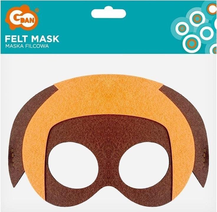 GoDan Maska filcowa psia brygada ratownik 19x12cm