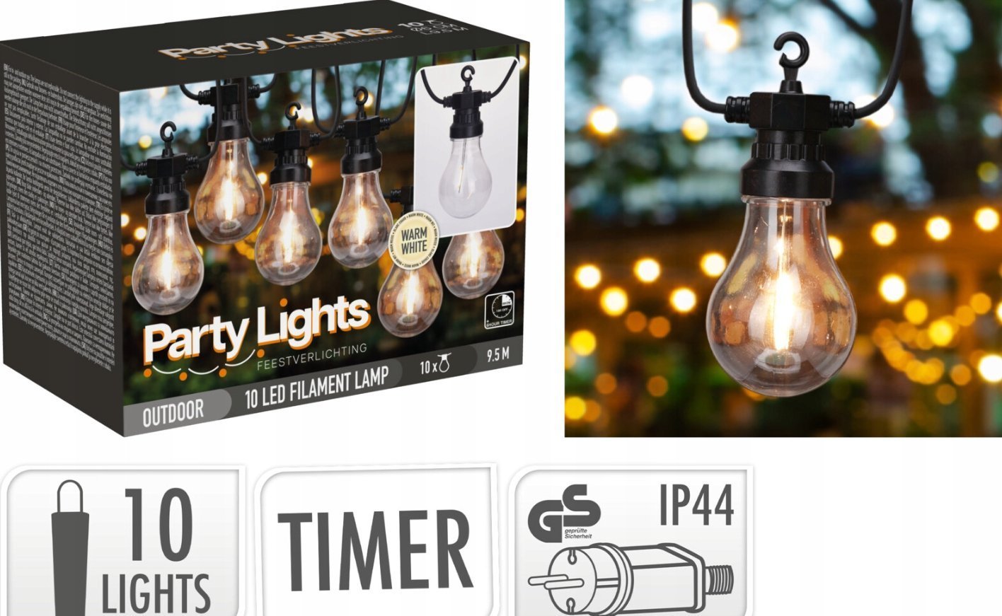 Girlanda świetlna 10 LED