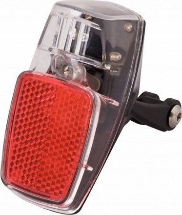 DeOne Lampa tylna na błotnik 1 led 1 funkcja zasilanie 2xAAA