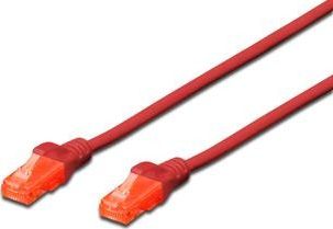 Digitus Kabel Digitus patch-cord UTP, CAT.5E, rot, 1,5 m, 15 LGW