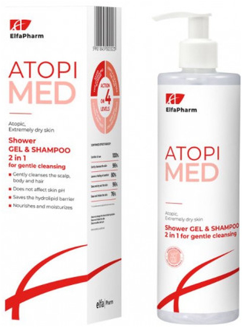 ELFA PHARM Atopi Med Szampon i żel pod prysznic 2w1 400ml