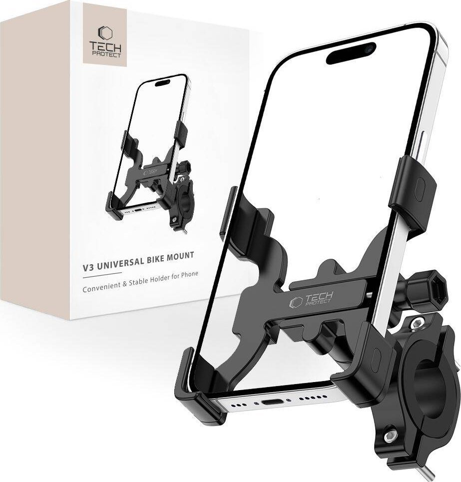 Tech-Protect Uchwyt rowerowy Tech-Protect V3 Universal Bike Mount black