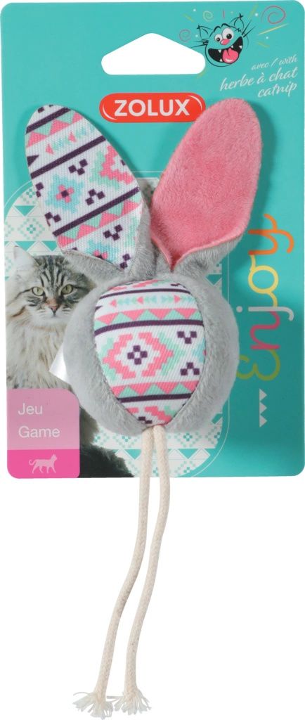Zolux Zabawka dla kota KALI piłka kol. szary