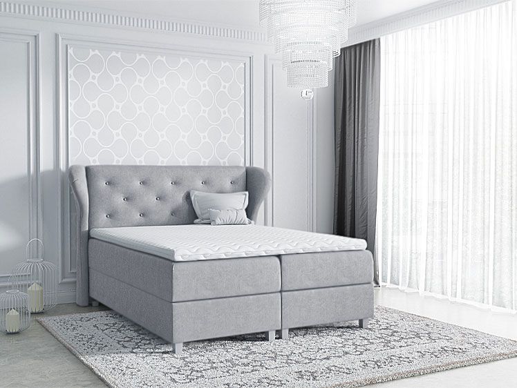 Elior Łóżko kontynentalne Lilly 180x200 - 44 kolory