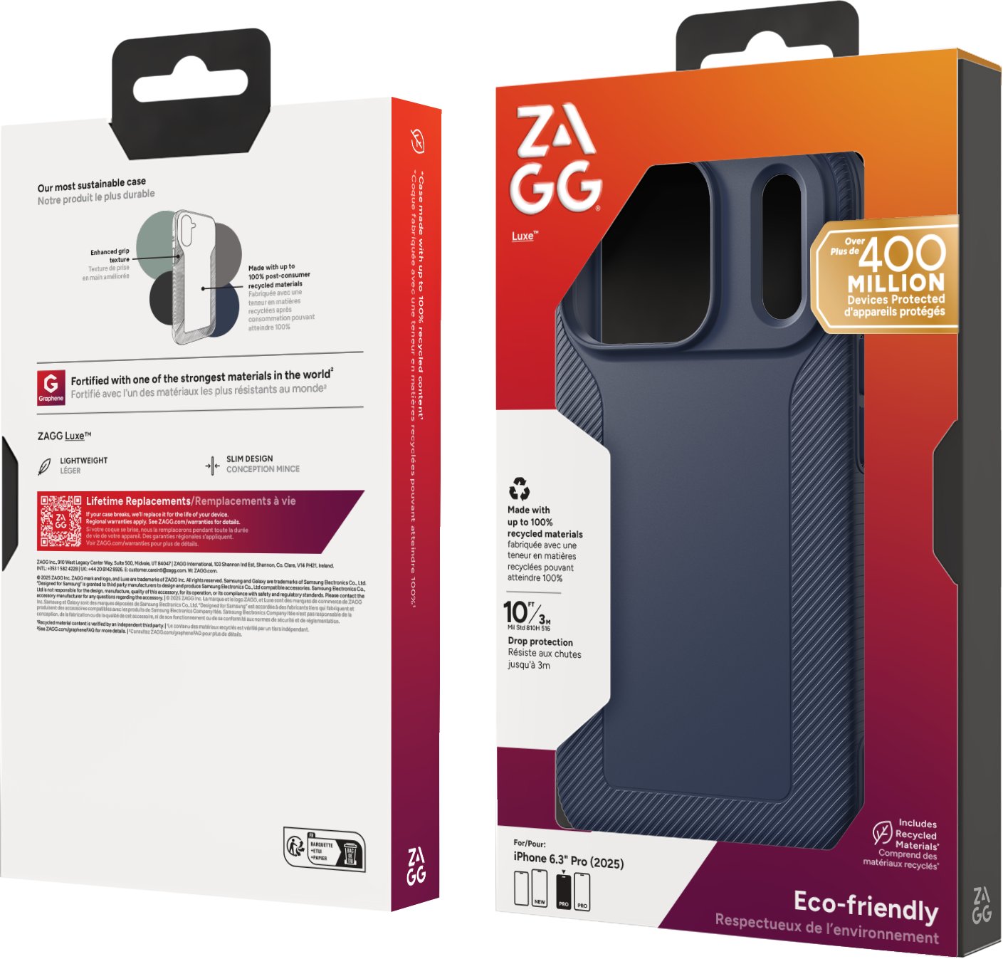 ZAGG Luxe Snap - etui do iPhone 17 Pro kompatybilne z MagSafe (navy)