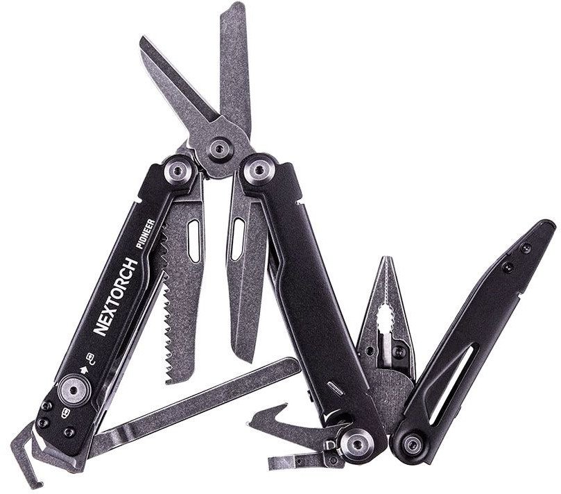 Nextorch PIONEER PROFESSIONAL MULTITOOL (14 TOOLS) Obsidian Black