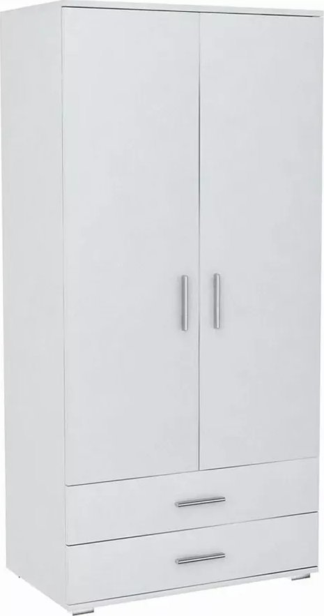 Elior Biała szafa z uchylnymi drzwiami - Kapi 3X